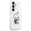 Capa MagSafe KARL LAGERFELD IML Karl & Choupette para Samsung Galaxy S26, transparente
