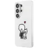 Capa traseira MagSafe KARL LAGERFELD IML Karl & Choupette para Samsung Galaxy S26 Ultra, transparente