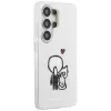 Capa traseira MagSafe KARL LAGERFELD IML Karl & Choupette para Samsung Galaxy S26 Ultra, transparente