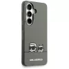 Capa MagSafe KARL LAGERFELD IML Peekaboo Karl & Choupette para Samsung Galaxy S26, preta