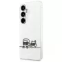 Capa MagSafe KARL LAGERFELD IML Peekaboo Karl & Choupette para Samsung Galaxy S26+ transparente