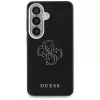 Capa Guess Grained Big 4G Metal Logo para Samsung Galaxy S26 - preta