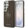 Capa Guess Grained Big 4G Metal Logo para Samsung Galaxy S26 Ultra - castanha