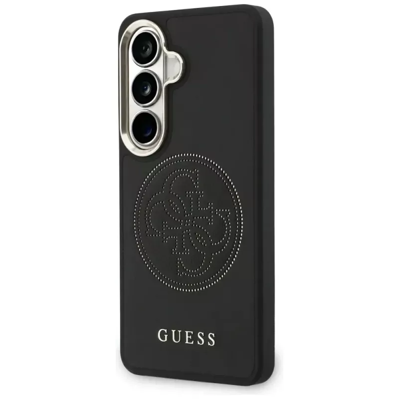 Capa MagSafe Guess Perforated Logo para Samsung Galaxy S26 - preta