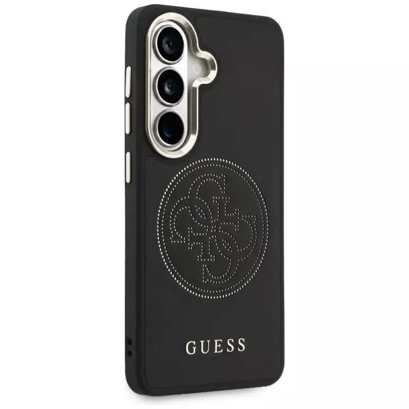 Capa MagSafe Guess Perforated Logo para Samsung Galaxy S26 - preta