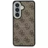 Guess 4G Embossed Ring MagSafe Capa para Samsung Galaxy S26+ (castanho)