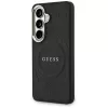Guess Saffiano Peony Embossed Ring MagSafe Capa para Samsung Galaxy S26 preto