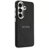 Guess Saffiano Peony Embossed Ring MagSafe Capa para Samsung Galaxy S26 preto