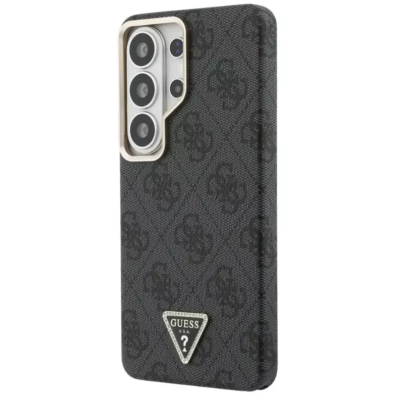 Guess 4G Triangle Logo MagSafe Capa para Samsung Galaxy S26 Ultra (preto)