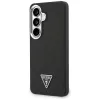 Guess Fixed Glitter Triangle MagSafe Capa para Samsung Galaxy S26, preto