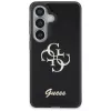 Guess IML Big Metal 4G Script Capa para Samsung Galaxy S26 (preto)