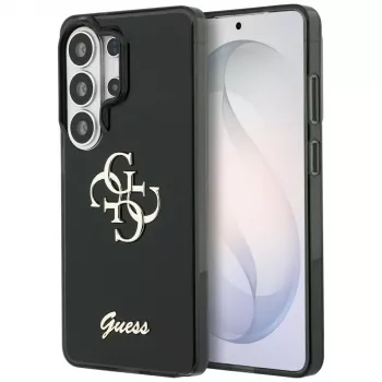 Guess IML Big Metal 4G Script Capa para Samsung Galaxy S26 Ultra (preto)