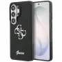 Guess IML Big Metal 4G Script Capa para Samsung Galaxy S26 Ultra (preto)