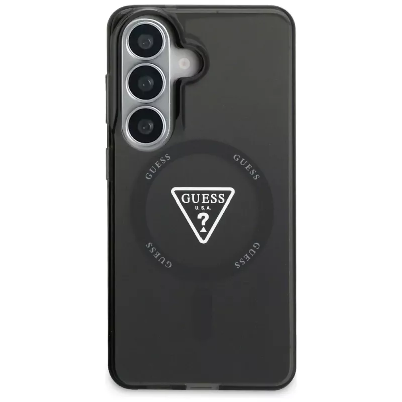 Guess IML Gradient Triangle MagSafe Capa para Samsung Galaxy S26 - preto