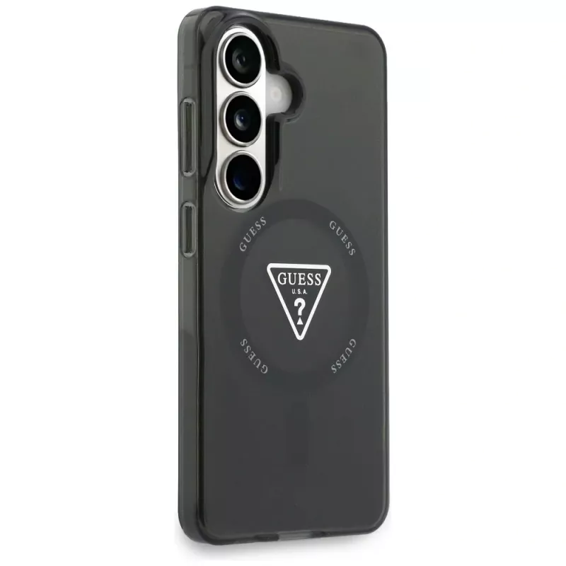 Guess IML Gradient Triangle MagSafe Capa para Samsung Galaxy S26 - preto