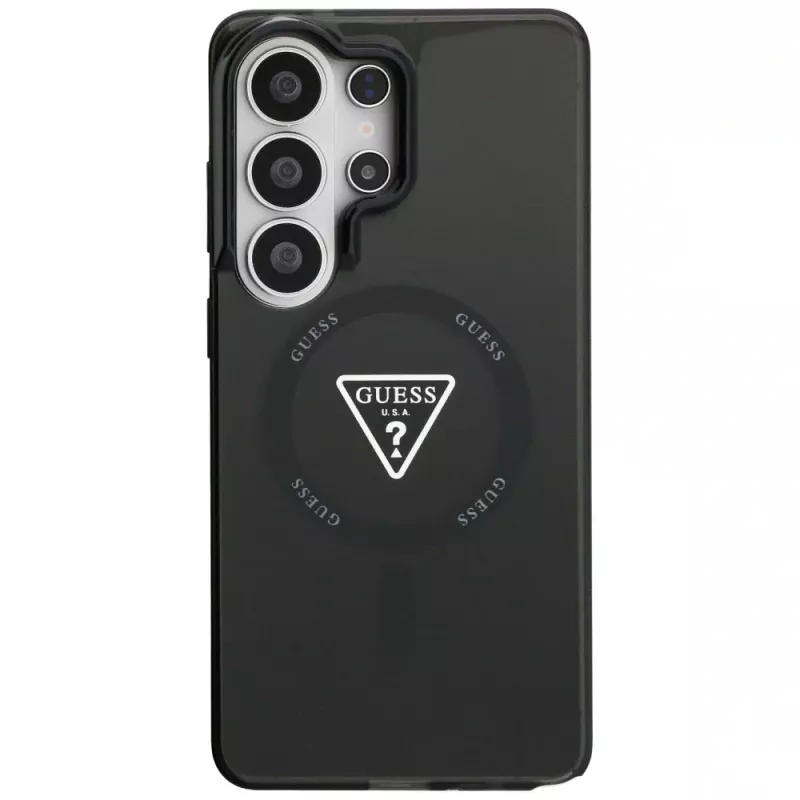 Guess IML Gradient Triangle MagSafe Capa para Samsung Galaxy S26 Ultra (preto)