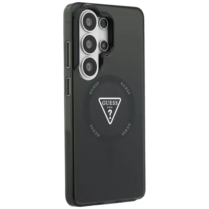 Guess IML Gradient Triangle MagSafe Capa para Samsung Galaxy S26 Ultra (preto)