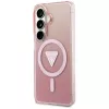 Guess IML Gradient Triangle MagSafe Capa para Samsung Galaxy S26 (rosa)