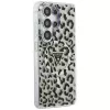 Guess IML Leopard Print Triangle MagSafe Capa para Samsung Galaxy S26 Ultra (preto)
