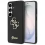 Guess Fixed Glitter Big 4G Metal Logo Capa para Samsung Galaxy S26 (preto)