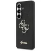 Guess Fixed Glitter Big 4G Metal Logo Capa para Samsung Galaxy S26 (preto)