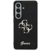 Guess Fixed Glitter Big 4G Metal Logo Capa para Samsung Galaxy S26 (preto)