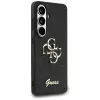 Guess Fixed Glitter Big 4G Metal Logo Capa para Samsung Galaxy S26 (preto)