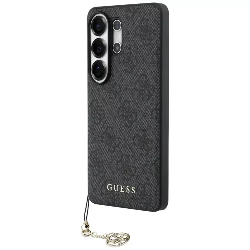Guess 4G Classic Logo Charm MagSafe Capa para Samsung Galaxy S26 Ultra (preto)