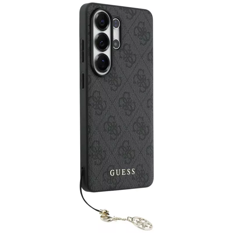 Guess 4G Classic Logo Charm MagSafe Capa para Samsung Galaxy S26 Ultra (preto)