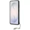 Guess 4G Classic Logo Charm MagSafe Capa para Samsung Galaxy S26 (castanho)