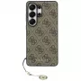 Guess 4G Classic Logo Charm MagSafe Capa para Samsung Galaxy S26 Ultra (castanho)