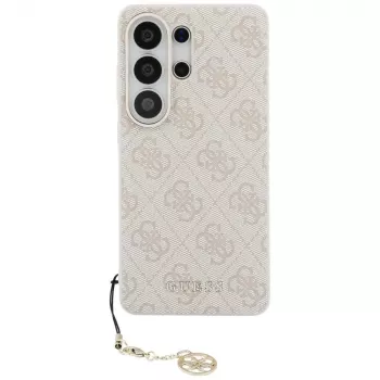 Guess 4G Classic Logo Charm MagSafe Capa para Samsung Galaxy S26 Ultra (rosa)