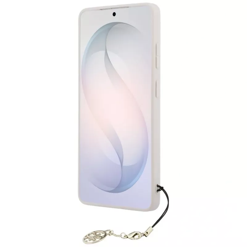 Guess 4G Classic Logo Charm MagSafe Capa para Samsung Galaxy S26 Ultra (rosa)