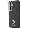 Guess 4G Big Rhinestone Triangle Strap MagSafe Conjunto de capa para telefone para Samsung Galaxy S26 - preto