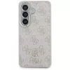 Guess 4G Big Rhinestone Triangle Strap MagSafe Capa para telefone e conjunto com cordão para Samsung Galaxy S26, rosa
