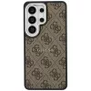 Guess 4G Embossed Ring MagSafe Capa para Samsung Galaxy S26 Ultra (castanho)