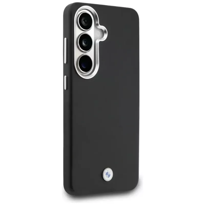 BMW Sign Metal Logo MagSafe Capa para Samsung Galaxy S26+ preto