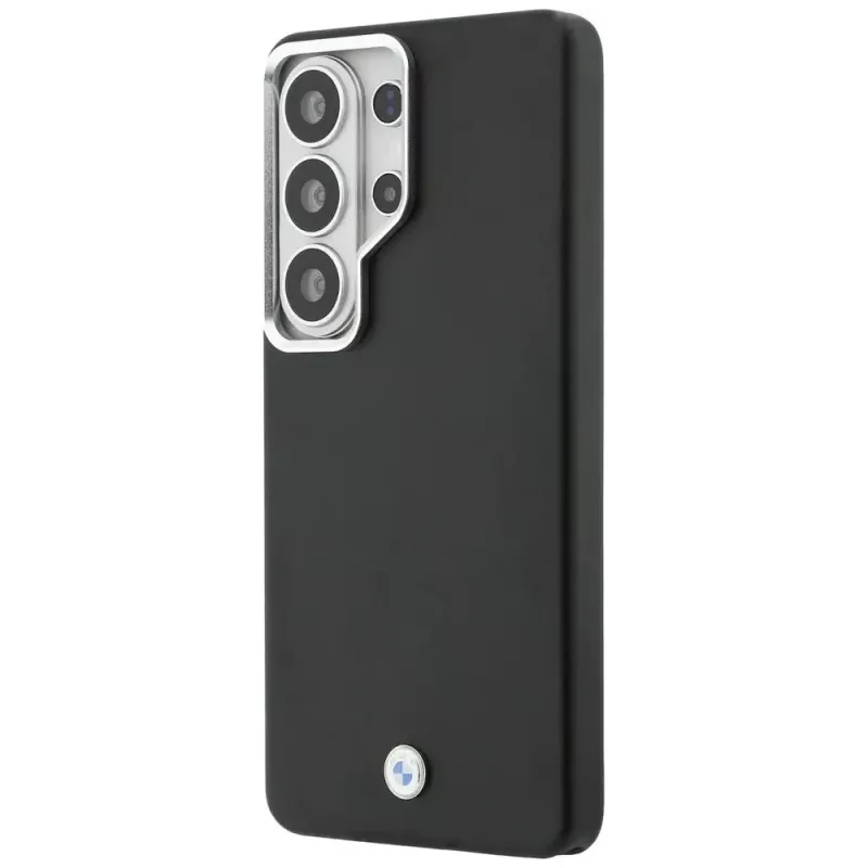 BMW Sign Metal Logo MagSafe Capa para Samsung Galaxy S26 Ultra preto