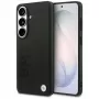 BMW Leather Hot Stamp MagSafe Capa para Samsung Galaxy S26 preto
