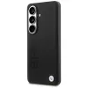 BMW Leather Hot Stamp MagSafe Capa para Samsung Galaxy S26 preto