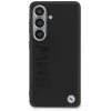 BMW Leather Hot Stamp MagSafe Capa para Samsung Galaxy S26+ preto