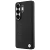 BMW Leather Hot Stamp MagSafe Capa para Samsung Galaxy S26 Ultra preto