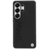BMW Leather Hot Stamp MagSafe Capa para Samsung Galaxy S26 Ultra preto