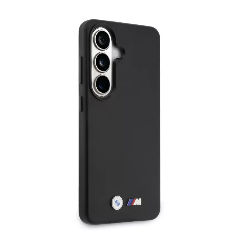 BMW M Metal Logo MagSafe Capa para Samsung Galaxy S26 preto