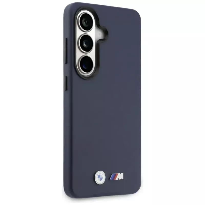 Capa MagSafe BMW M Metal Logo para Samsung Galaxy S26 Navy Blue