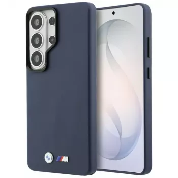 Capa MagSafe BMW M Metal Logo para Samsung Galaxy S26 Ultra Navy Blue