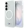 Capa MagSafe BMW IML Shockproof Metal Logo para Samsung Galaxy S26 transparente