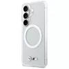 Capa MagSafe BMW IML Shockproof Metal Logo para Samsung Galaxy S26 transparente