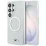 Capa MagSafe BMW IML Shockproof Metal Logo para Samsung Galaxy S26 Ultra transparente