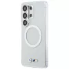 Capa MagSafe BMW IML Shockproof Metal Logo para Samsung Galaxy S26 Ultra transparente